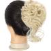 Claw Messy Bun Clip Wavy Curly Chignon Updo Hairpiece - Bleach Blonde - for Women & Girls - Buy Online on GoSupps.com