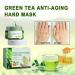 Green Tea Anti-Wrinkle Hand Mask - Hydrating Peel Off Wax for All Skin Types | Nourish & Repair Calluses - Buy Online on GoSupps.com
