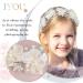 IYOU Flower Girl Wedding Headband Ivory Floral Headpiece Pearl Princess Hair Piece Holy Communion Hair Accessories for Girls - Buy Online on GoSupps.com