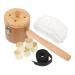 Minkissy 1 set of handheld devices for the moxibustion mox grenner with handle moxibusion holder MOSIBUSTIONBOX Portable Moxibuscoffer Tool moxibuscoffish made of wood Moxa gel burner