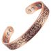ENERCOPPEX 99.9 % Solid copper magnet hardship pure copper magnetic bracelet 8 powerful magnets adjustable size can be worn by men and women