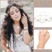 Kenning 10 Pcs Gold Boho Festival Jewelry Set - Hand Chain, Headpiece, Finger Ring, Bracelet, Headband for Women - Buy Online on GoSupps.com