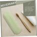 Tovinanna Travel Toothbrush Case - 2 Piece Portable Electric Toothbrush Box Outdoor Etui Toothbrush Container for International Shipping - Buy Online on GoSupps.com