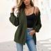 Gefomuofe Cardigans for Women Long Sleeve Cardigan for Women Pocket Jacket Cardigan Women's Blazer Cardigan Outerwear Elegant Shoulder Jacket Top Casual Top Green S - Buy Online on GoSupps.com