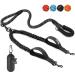 Eyin double linen for 2 dogs dog leash for small and medium -sized dogs flexible and reflective tangling -free dog leash with 3 padded handles for dogs from 3 to 16 kg (black) black 3 handles - m (total weight 3-16kg)