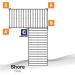 Tommy Docks Inside 2-Way Corner Bracket - Steel Boat Dock Hardware & Accessories - Buy Online on GoSupps.com