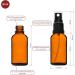 Handsunity 30ml Glass Spray Bottle Set - 6 Amber Pharmacy Bottles with Atomizers & 17 Accessories - Buy Online on GoSupps.com