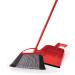 O-Cedar Pet Pro Broom & Step-On Dustpan PowerCorner, Red PowerCorner Pet Pro Broom & Dust Pan