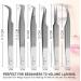 PHLASH TOOLS Pack of 6 Eyelash Extension Tweezers Set - Japanese Stainless Steel Kit with Curved, Straight, C-Point, Isolation, L-Type, 75 Wide Tip, 45 Volume | Grey - Buy Online on GoSupps.com