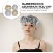 SAFIGLE Lot de 4 Bonnets de Cheveux en Aluminium 28 Cm lastiques Capillaire Profondeur Salon et Domicile Argent et Or - Buy Online on GoSupps.com