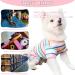 Tony Hoby Dog Suit for Women & Men | Soft Cotton 4-Legged Striped Overall for Comfortable Sleep | M Pink & White Girls - Buy Online on GoSupps.com