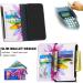 Buy Miago 9 Card Slots Leather Cover for Huawei Y5 2019 - Colorful Zipper Flip Wallet Case PU Leather Protective Cover with Sunflower Design - Buy Online on GoSupps.com