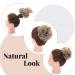 Messy Hair Scrunchies Thick Hair Bun Extensions 45g Coffee Brown mix Bleach Blonde Honey Blond-Bleach Blond - Buy Online on GoSupps.com