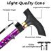 HATAF Walking Stick Folding Walking Sticks for Women Folding Walking Sticks for Men Mobility Aids walking stick rubber ends disability aids folding walking sticks for ladies Purple Flowers - Buy Online on GoSupps.com