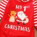 Geagodelia Baby Boy Christmas Romper Jumpsuit 6-12 Months Red - My First Christmas Outfit - Buy Online on GoSupps.com
