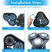 MHDUYEG 7-Piece Replacement Heads for SH50/52 - Compatible with Series 5000 Shavers - Buy Online on GoSupps.com