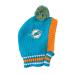 Littlearth NFL Miami Dolphins Pet Knit Hat Miami Dolphins Medium