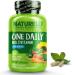 NATURELO One Daily Multivitamin for Men 50+ - with Vitamins & Minerals + Organic Whole Foods - Supplement to Boost Energy  General Health - Non-GMO - 60 Capsules - 2 Month Supply Over Age 50 60 Count (Pack of 1)