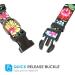 Heele Adjustable Dog Collar for Small & Medium Dogs - Patterned Comfort Collar for Puppies - Wild Flowers Design (XS 21.6-28cm) - Buy Online on GoSupps.com