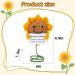 ZWJZMC Mini Funny Positive Sunflower Cute Knitted Sunflower with Positive Card Creative Wool Crochet Inspirational Cheer Up Birthday Bridesmaid Proposal Gifts for Wife Mom Grandma Girlfriends - Buy Online on GoSupps.com