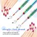 3 Pieces Kolinsky Acrylic Nail Brush Set with Rainbow Size 2 4 5 - Non-slip Handle, Silver Metal - 3D Nail Art Brushes - Buy Online on GoSupps.com