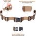 Oziral Backpack Chest Strap 2 Pack - Heavy Duty Adjustable Sternum Strap with 10 Zipper Pulls - Khaki - Buy Online on GoSupps.com