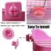 PINVNBY Rabbit Litter Box for Cage - Small Animal Corner Potty Trainer and Bedding Pan, Pink - Buy Online on GoSupps.com