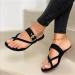 Shop Women s Bunion Sandals - PU Leather Big Toe Correction Casual Slide Shoes for Summer Hiking & Beach - Adjustable Black - Buy Online on GoSupps.com