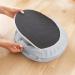 USB Foot Warmer - Electrical Heating Pillow for Winter | Washable Gray Slippers & Foot Pillows for Office Comfort - Buy Online on GoSupps.com