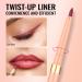 Oulac Brown Lip Liner Pencil | Waterproof Smooth & Long-lasting Vegan Lipliner Crayon - 06 Body Talk - Buy Online on GoSupps.com