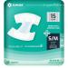 SUNKISS TrustPlus Adult Diapers with Maximum Absorbency, Disposable Incontinence Briefs with Tabs for Men and Women, Maximum Overnight Absorbency, Leak Protection, Small/Medium, 15 Count Small/Medium (Pack of 15)