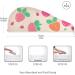 Pink Strawberry Hair Towel 2 Pack - Super Absorbent Quick-Dry Hair Turbans for Women & Girls - Buy Online on GoSupps.com