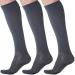 ABSOLUTE SUPPORT - Sheer compression stockings for women 15-20mmHg - DE-A101 XXL Black