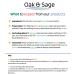 OAK & SAGE Traditional Unscented Face Wash - 100% Herbal Non-Lather Alcohol & Chemical-Free - 8oz for All Skin Types - International Shipping Available - Buy Online on GoSupps.com