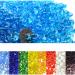 TELLM 1.1lb 500g Glass Sand Glass Beads Fish Tank Painted Landscape Decoration Sand Plant Aquatic Aquarium Sandstone Transparent - Buy Online on GoSupps.com