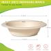 Greensight 12oz Compostable Paper Bowls - 50 Pack Eco-Friendly Sugarcane Biodegradable Serving Bowls for Ice Cream, Chili, Desserts - Buy Online on GoSupps.com
