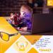 Prisma Kids Blue Light Filter Glasses - 95% Protection for Children's Eyes | K3704 Robust Brown/Yellow Frame - Buy Online on GoSupps.com