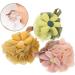 SUPVOX 3pcs Flower Bath Ball Sponges for Shower | Exfoliating Loofahs for Women, Kids | Body Scrubber Sponge Set - Buy Online on GoSupps.com