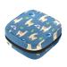 Alpaca Cactus Rainbow Sanitary Napkin Storage Bag Menstrual Pad Bag Portable Menstrual Period Sanitary Pouch Zipper Tampons Collect Bags for Teen Girls Women Ladies Color 12