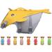 Vivaglory Dog fawn for small and medium-sized dogs easy to take off and undress sporty dog swimming vest with adjustable nylongurten yellow L: 66-79 cm (ribcage girth) yellow