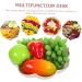 Alipis 2pcs Snack Dish Dried Fruit Tray Reusable Snack Tray Household Fruit Tray Thicken Melon Seed Plate - Buy Online on GoSupps.com