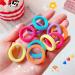 J-MEE Baby Hair Ties 200 PCS Bulk, Small Mini Seamless Hair Bands for Toddler Girls - Mix Color Ponytail Holder - Buy Online on GoSupps.com