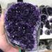 Natural Stones Natural Crystal 1pc Natural Amethyst Stone Geode Crystal Cluster Home Decoration Raw Quartz Minerals Real Uruguay Amethyste Spiritual Reiki Power Stone Crystal Natur HOMEZHOU (Color : 1800-1900g