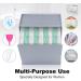 Gray Plastic Storage Box for Women's Bandages & Bathroom Organizers | Tampon & Pad Holder 20.3x12.5x24 cm - Buy Online on GoSupps.com