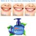 Monshop Teeth Whitening Toothpaste - Effective Stain Removal for White Teeth & Bleaching - Blueberry Flavor - Buy Online on GoSupps.com