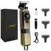Hair Clippers for Men Professional Barber Clippers with Magnetic Floating Blade Anti-Mistouch Cordless Hair Trimmer for Men Beard Trimmer Men Gifts(Bronze)