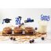 24 Pieces Sparkle 2023 Cupcake Toppers Graduation Cupcake Toppers Bachelier Hat Decoration Graduation Decoration (Black & Blue) - Buy Online on GoSupps.com