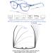 MODFANS Set of 4 Round Reading Glasses for Women - Stylish +0.50 Mixed Colors Comfortable Reading Aid - Buy Online on GoSupps.com