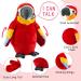 Surplex Sound Repeating Parrot Plush Interactive Toy with Waving Wings | Electronic Record Bird Toy for Kids & Baby | Stuffed Animal Educational Toy for Birthday & Xmas - Buy Online on GoSupps.com