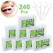 Dental Floss Sticks 240 pcs - Y-Shaped Design for Effective Dental Care | Super Thin 0.1mm Interdental Floss | 8 Pack - Buy Online on GoSupps.com